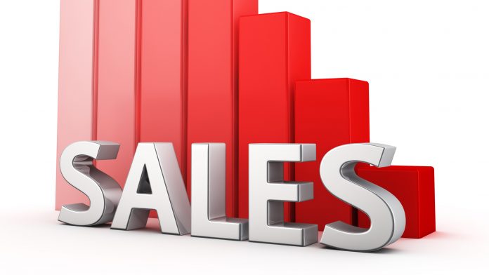 sales plummet