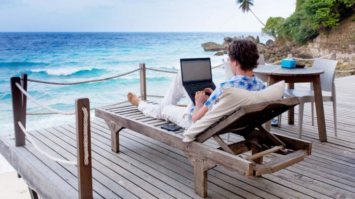 working from anywhere