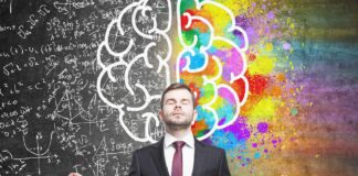 Businessman with both IQ and EQ