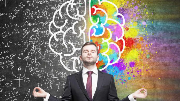 Businessman with both IQ and EQ
