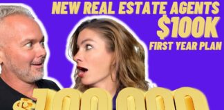 New Real Estate Agents $100k First Year Plan